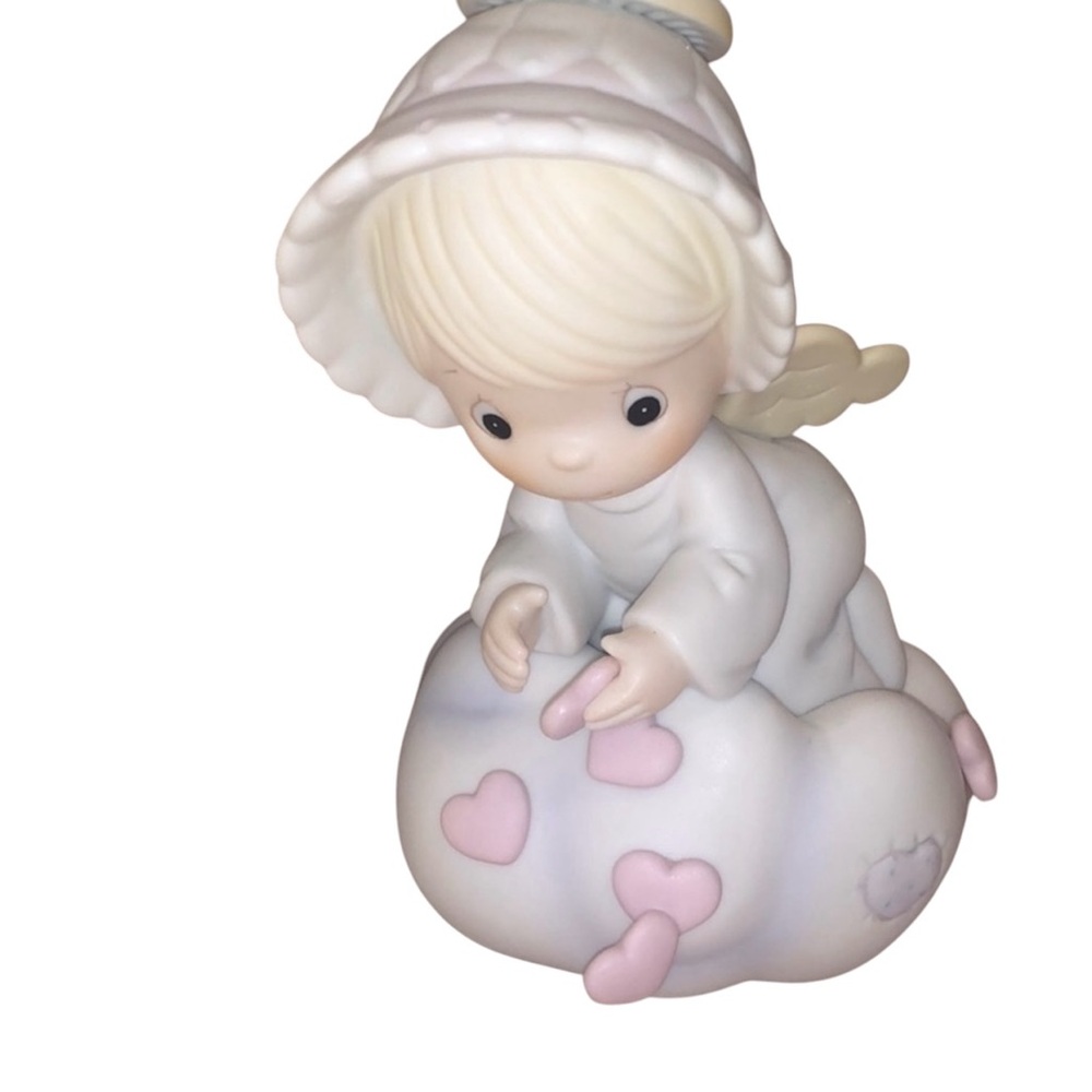 Enesco Precious Moments 'Sending You My Love' Figurine Vintage 1987 109967 New - Picture 2 of 4